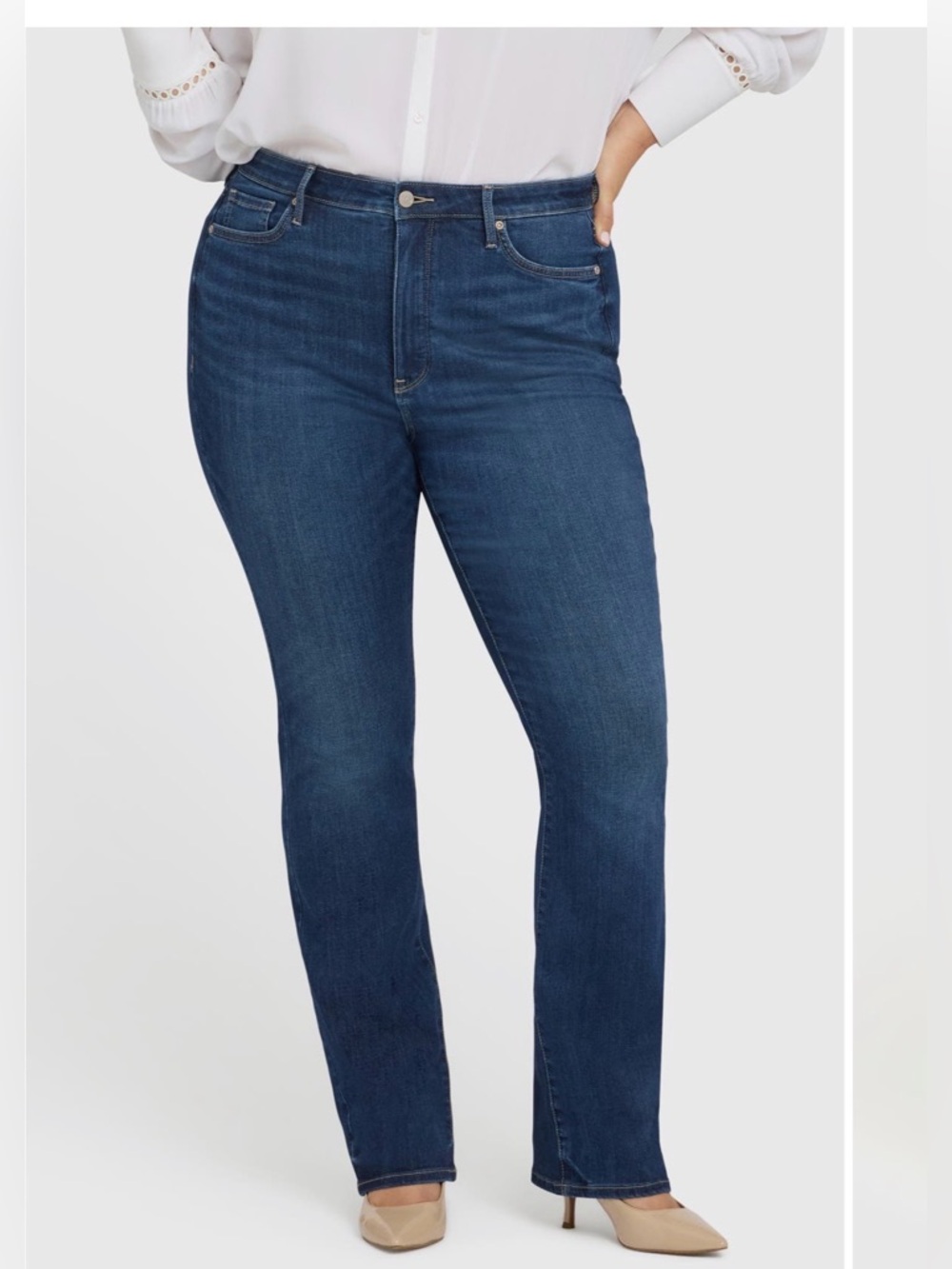NYDJ Slim Bootcut Jeans in vintage lapis| Size: 14W